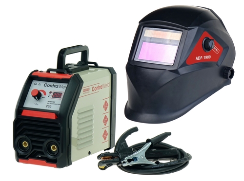 Spawarka elektrodowa ContraWeld 200A + przyłbica 1