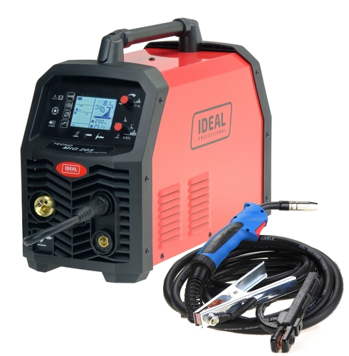 TECNO MIG 205 LCD MIG/TIG/MMA SYNERGIC 4x4 1