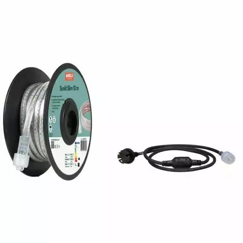 Taśma LED SUNLIT SLIM 10 m + kabel zasilający 1