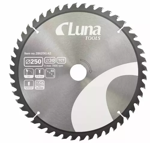 Piła tarczowa luna Standard TCT 250x30 Z48 1