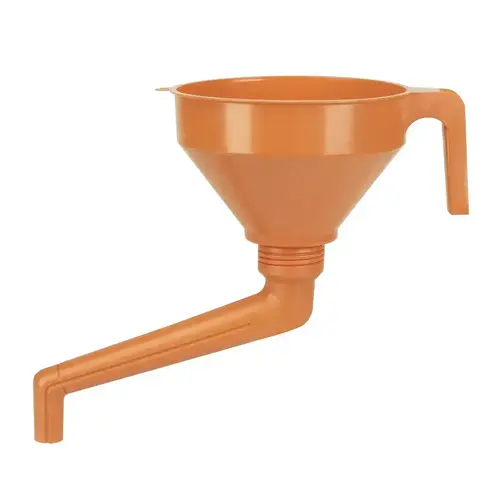 Lejek z kątową wylewką PE-WYK-Ø 160 mm-1,2 l-sitko PRESSOL-02562 1