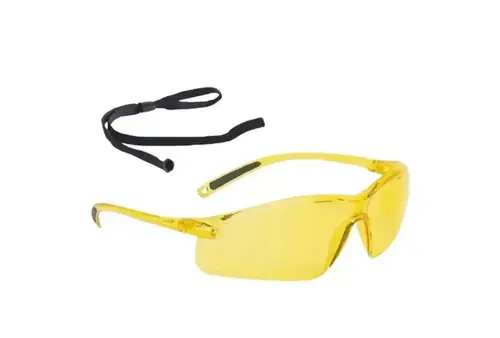 Zestaw okulary ochronne A700 żółte soczewka żółta i sznurek flexicord Beta 1
