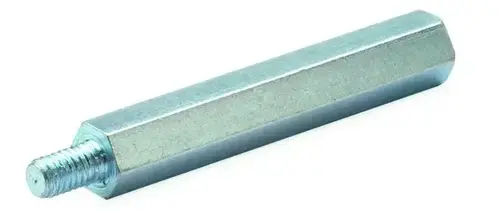 Wspornik dystansowy, gwint M5, wysokość 50 mm, stal ocynkowana, 50 sztuk BM QSMS050M5 1