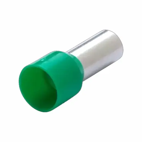 Końcówka tulejkowa izolowana 0.34/6, 0.34 mm zielona op. 500 sztuk BM 007036 1