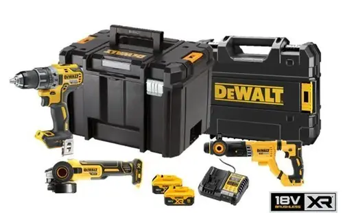 Zestaw 3 elektronarzędzi 18V Li-Ion XR 2x5,0Ah TSTAK DeWalt DCK327P2T 1