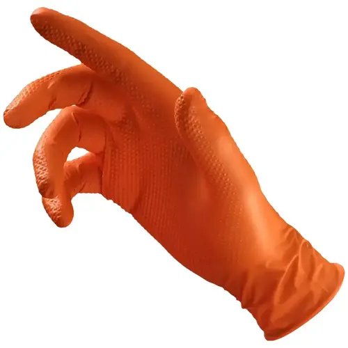 Rękawice Nitrylowe Garage Monkey XXL/11 pomarańczowe 10szt 1