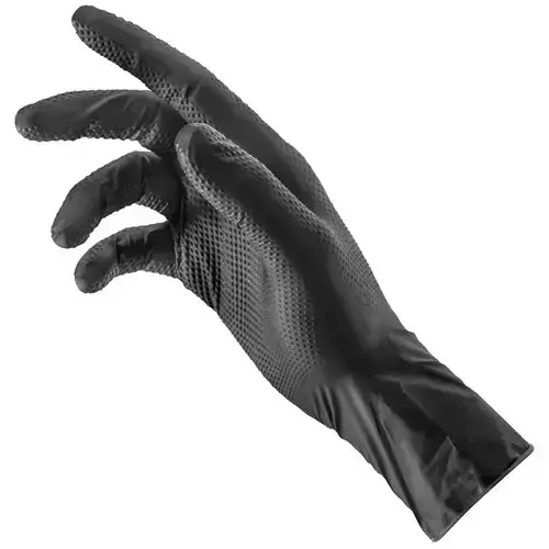 Rękawice Nitrylowe Garage Monkey XXL/11 czarne 10szt 1