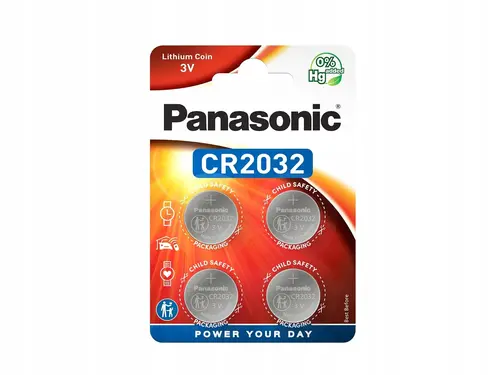 Bateria PANASONIC CR2032 3.0V (4szt.) 1