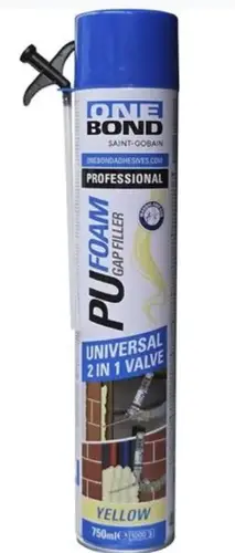 Piana poliuretanowa 2 w 1 z wężykiem uniwersalna, jednoskładnikowa OneBond 750 ml  1