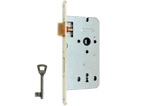 Zamek do drzwi 72/50 wpuszczany na klucz wersja stolarska Gerda ZW 100 1