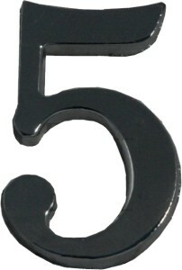 GM Litera "B" 120 mm czarna 1