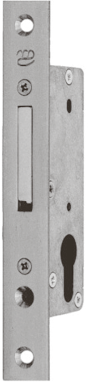 Zamek do drzwi wpuszczany na wkładkę bębenkową Metalplast Częstochowa MC S 1