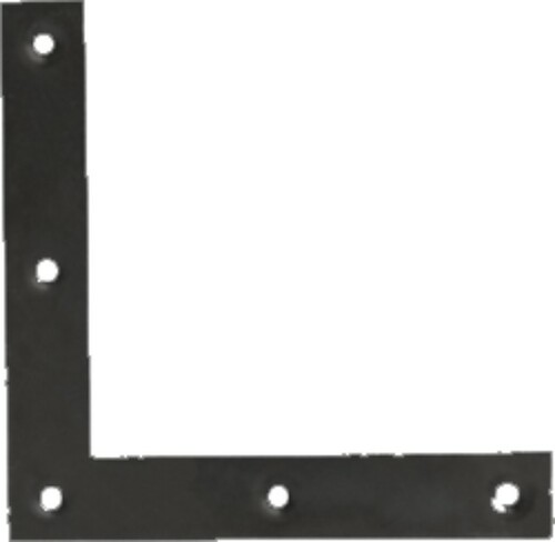 Narożnik okienny 100 mm czarny z prostymi końcami 1