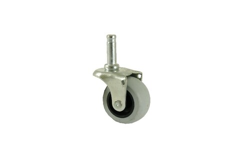 Rolka gumowa meblowa 50mm z trzpieniem fi-10 1